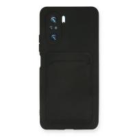 Newface Xiaomi Mi 11i Kılıf Kelvin Kartvizitli Silikon - Siyah