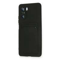 Newface Xiaomi Mi 11i Kılıf Kelvin Kartvizitli Silikon - Siyah