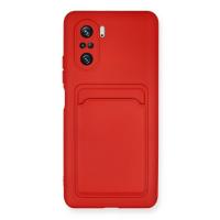 Newface Xiaomi Mi 11i Kılıf Kelvin Kartvizitli Silikon - Kırmızı