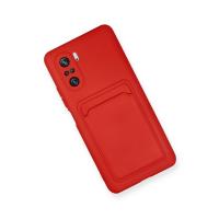 Newface Xiaomi Mi 11i Kılıf Kelvin Kartvizitli Silikon - Kırmızı