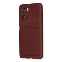 Newface Xiaomi Mi 11i Kılıf Kelvin Kartvizitli Silikon - Bordo