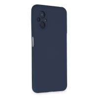 Newface Xiaomi Poco M5 Kılıf Nano içi Kadife Silikon - Lacivert