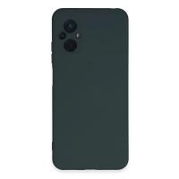 Newface Xiaomi Poco M5 Kılıf Nano içi Kadife Silikon - Koyu Yeşil