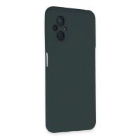 Newface Xiaomi Poco M5 Kılıf Nano içi Kadife Silikon - Koyu Yeşil