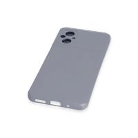 Newface Xiaomi Poco M5 Kılıf Nano içi Kadife Silikon - Gri