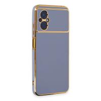 Newface Xiaomi Poco M5 Kılıf Volet Silikon - Mavi