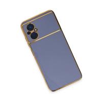 Newface Xiaomi Poco M5 Kılıf Volet Silikon - Mavi