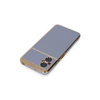 Newface Xiaomi Poco M5 Kılıf Volet Silikon - Mavi