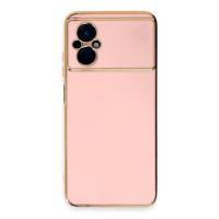 Newface Xiaomi Poco M5 Kılıf Volet Silikon - Pembe