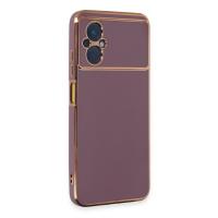 Newface Xiaomi Poco M5 Kılıf Volet Silikon - Mor