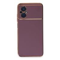 Newface Xiaomi Poco M5 Kılıf Volet Silikon - Mor