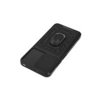 Newface Xiaomi Poco M5 Kılıf Pars Lens Yüzüklü Silikon - Siyah