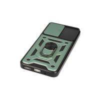 Newface Xiaomi Poco M5 Kılıf Pars Lens Yüzüklü Silikon - Yeşil