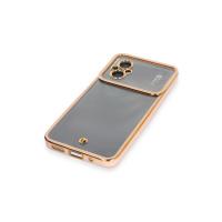 Newface Xiaomi Poco M5 Kılıf Liva Lens Silikon - Rose