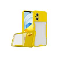 Newface Xiaomi Poco M5 Kılıf Platin Silikon - Sarı