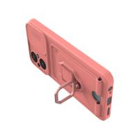 Newface Xiaomi Poco M5 Kılıf Zuma Kartvizitli Yüzüklü Silikon - Pembe