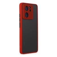 Newface Xiaomi Mi 13T Pro Kılıf Montreal Silikon Kapak - Kırmızı
