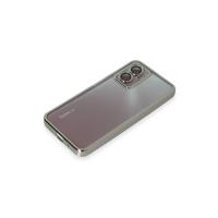 Newface Xiaomi Redmi 10 5G Kılıf Razer Lensli Silikon - Gümüş