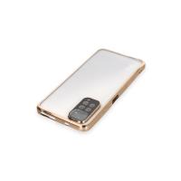 Newface Xiaomi Redmi Note 11 Kılıf Razer Lensli Silikon - Gold