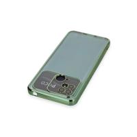 Newface Xiaomi Redmi 10C Kılıf Razer Lensli Silikon - Yeşil