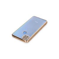 Newface Xiaomi Redmi 9C Kılıf Razer Lensli Silikon - Gold