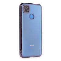 Newface Xiaomi Redmi 9C Kılıf Razer Lensli Silikon - Mor