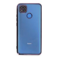 Newface Xiaomi Redmi 9C Kılıf Razer Lensli Silikon - Mor