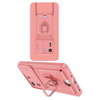 Newface Xiaomi Redmi 13C Kılıf Zuma Kartvizitli Yüzüklü Silikon - Pembe