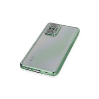 Newface Xiaomi Redmi Note 10 Pro Kılıf Razer Lensli Silikon - Yeşil