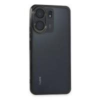 Newface Xiaomi Redmi 13C Kılıf Razer Lensli Silikon - Siyah