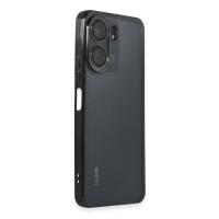 Newface Xiaomi Redmi 13C Kılıf Razer Lensli Silikon - Siyah