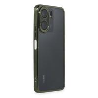 Newface Xiaomi Redmi 13C Kılıf Razer Lensli Silikon - Yeşil