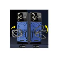 Newface Xiaomi Redmi Note 12 Pro 5G Kılıf Joy Lens Standlı Kapak - Kırmızı