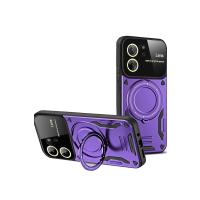 Newface Xiaomi Mi 13T Pro Kılıf Joy Lens Standlı Kapak - Mor