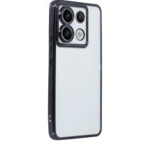 Newface Xiaomi Poco X6 Kılıf Razer Lensli Silikon - Siyah