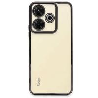 Newface Xiaomi Redmi 13 4G Kılıf Razer Lensli Silikon - Siyah