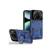 Newface Xiaomi Redmi Note 14 Pro Plus Kılıf Joy Lens Standlı Kapak - Lacivert