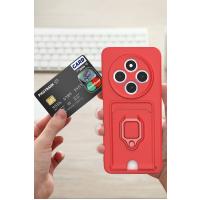 Newface Xiaomi Redmi 14C Kılıf Zuma Kartvizitli Yüzüklü Silikon - Lacivert