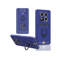 Newface Xiaomi Redmi Note 14 Pro 5G Kılıf Zuma Kartvizitli Yüzüklü Silikon - Lacivert