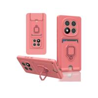 Newface Xiaomi Redmi Note 14 Pro Plus Kılıf Zuma Kartvizitli Yüzüklü Silikon - Pembe