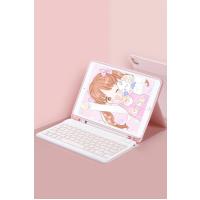 Newface Xiaomi Pad 6 Kılıf KC01 Smart Klavyeli Tablet Kılıfı - Pembe