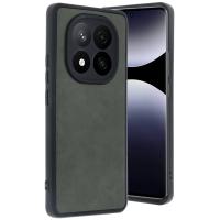 Newface Xiaomi Redmi Note 14 Pro 5G Kılıf Aras Deri Kapak - Koyu Yeşil