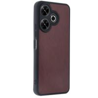 Newface Xiaomi Redmi 13 4G Kılıf Aras Deri Kapak - Bordo