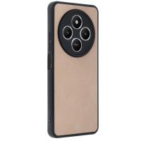 Newface Xiaomi Redmi 14C Kılıf Aras Deri Kapak - Pudra