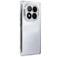 Newface Xiaomi Redmi Note 14 Pro 5G Kılıf Razer Lensli Silikon - Gümüş