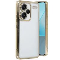 Newface Xiaomi Redmi Note 13 Pro Plus Kılıf Razer Lensli Silikon - Gold