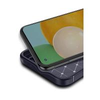 Newface Xiaomi Redmi Note 14 Pro 4G Kılıf Auto Focus Karbon Kapak - Lacivert