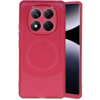 Newface Xiaomi Redmi Note 14 Pro 4G Kılıf Maya Karbon Kapak - Bordo