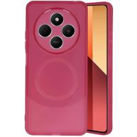 Newface Xiaomi Redmi 14C Kılıf Maya Karbon Kapak - Bordo