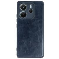 Newface Xiaomi Redmi Note 14 4G Kılıf Aras Deri Kapak - Lacivert